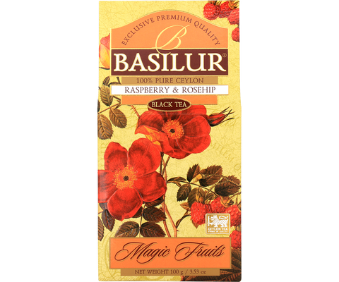 Magic Fruits - Raspberry & Rosehip - 100g Loose Leaf Black Tea