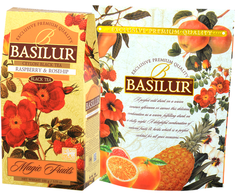 Magic Fruits - Raspberry & Rosehip - 100g Loose Leaf Black Tea