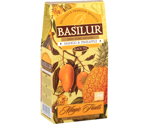 Magic Fruits Black Tea - Mango And Pineapple - 100g Loose Leaf Tea