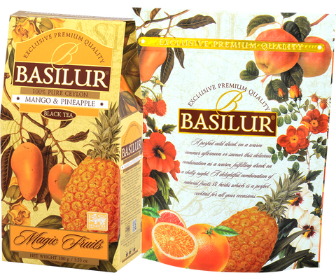 Magic Fruits Black Tea - Mango And Pineapple - 100g Loose Leaf Tea