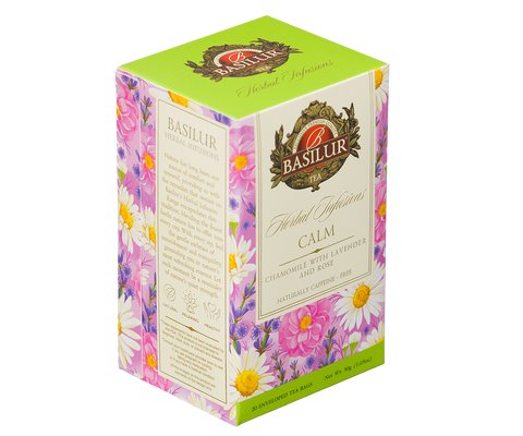 Basilur Calm Herbal Tea - 20 Enveloped Tea Bags